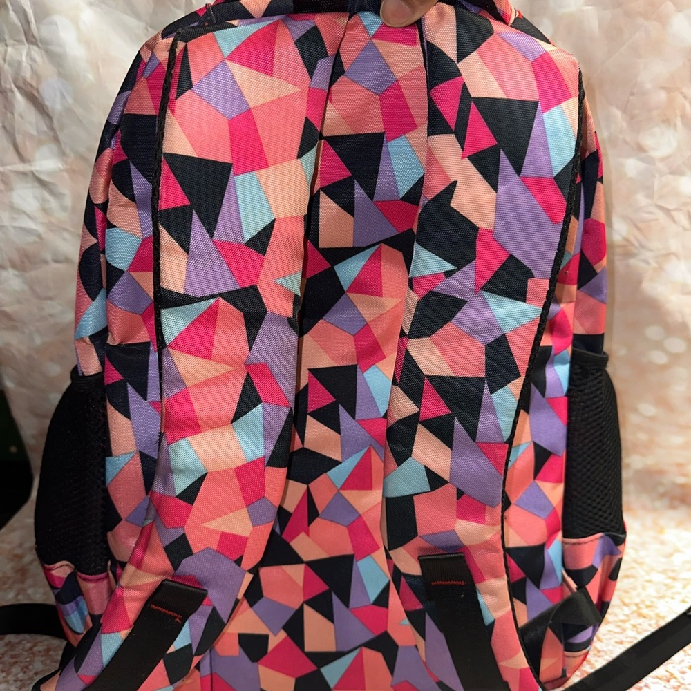 Geometric Pattern Backpack - Picture 2 of 3
